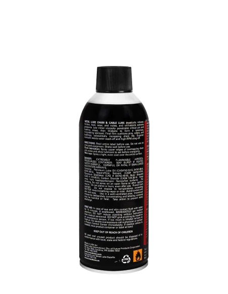 Formula lubricante para cadenas y cables